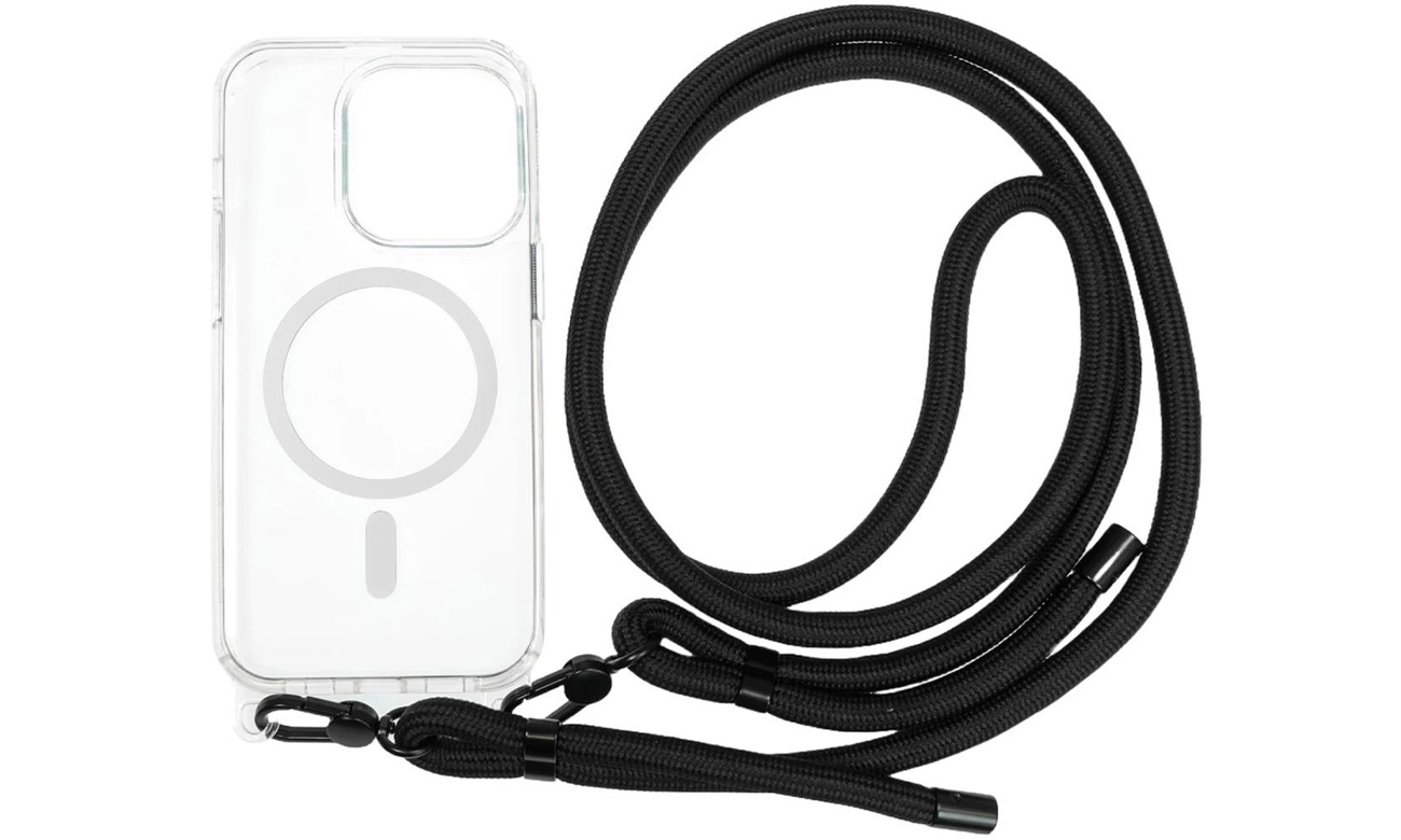 Etui Mobile Origin Lanyard Magsafe do iPhone 14 Pro Przezroczyste - Widok ogólny