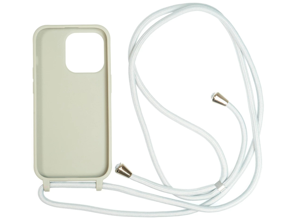 Etui Mobile Origin Lanyard do iPhone 14 Pro Jasnoszare - Widok ogólny