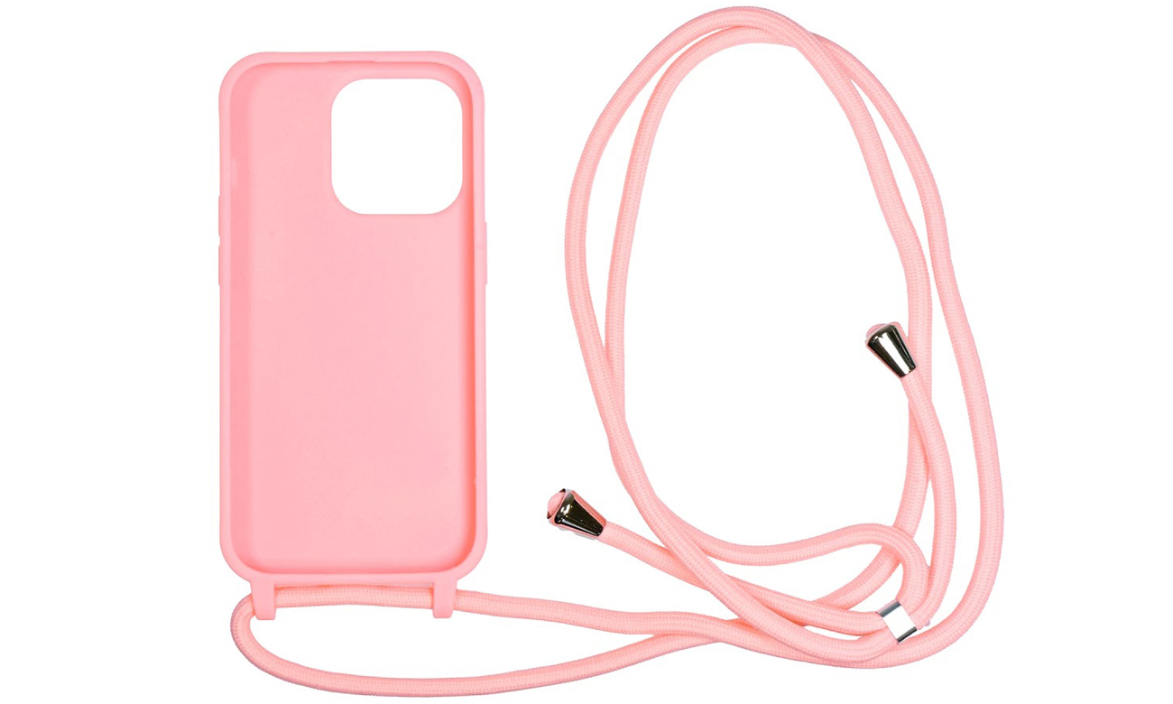 Etui Mobile Origin Lanyard do iPhone 14 Pro Różowe - Widok ogólny
