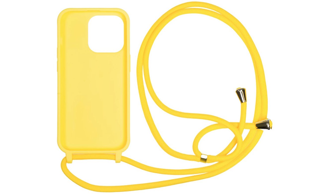Etui Mobile Origin Lanyard do iPhone 14 Pro Żółte - Widok ogólny
