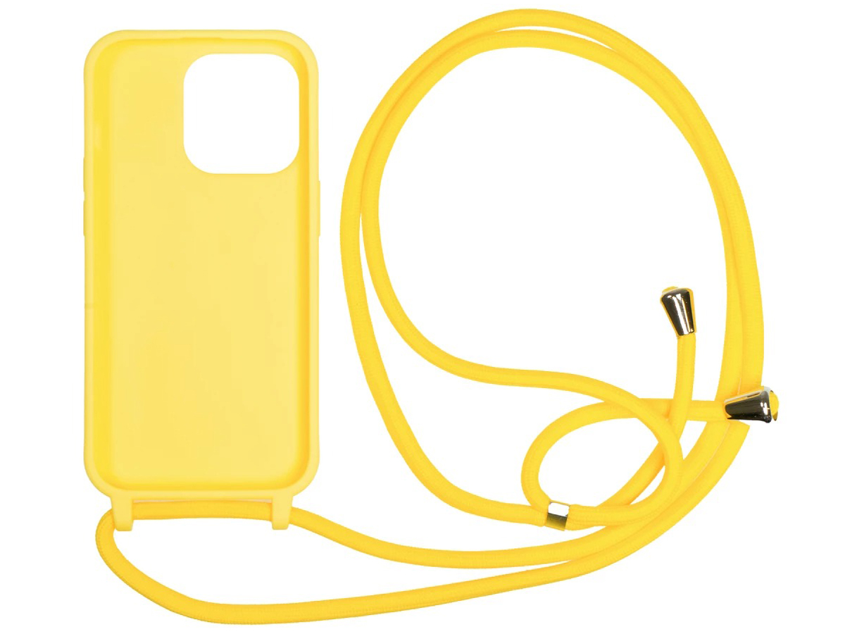 Etui Mobile Origin Lanyard do iPhone 14 Pro Żółte - Widok ogólny