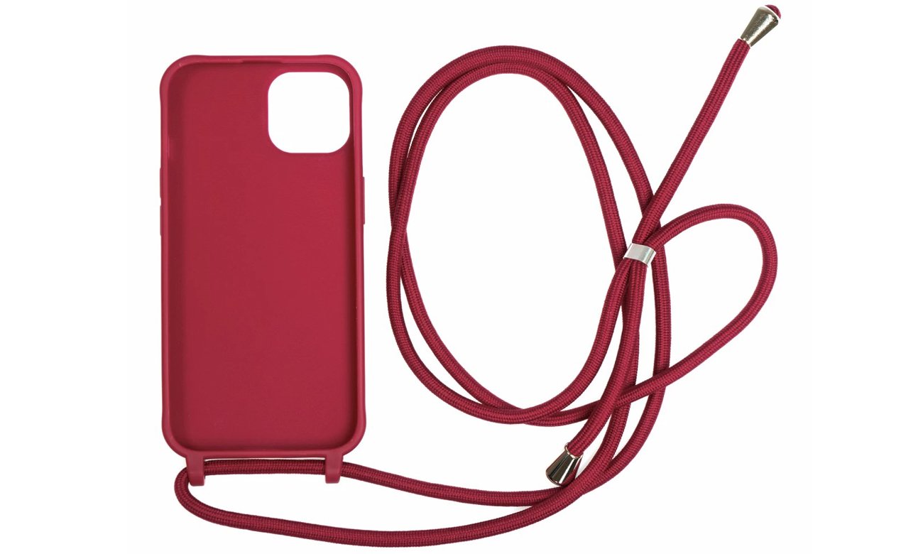 Etui Mobile Origin Lanyard do iPhone 14 Czerwone - Widok ogólny