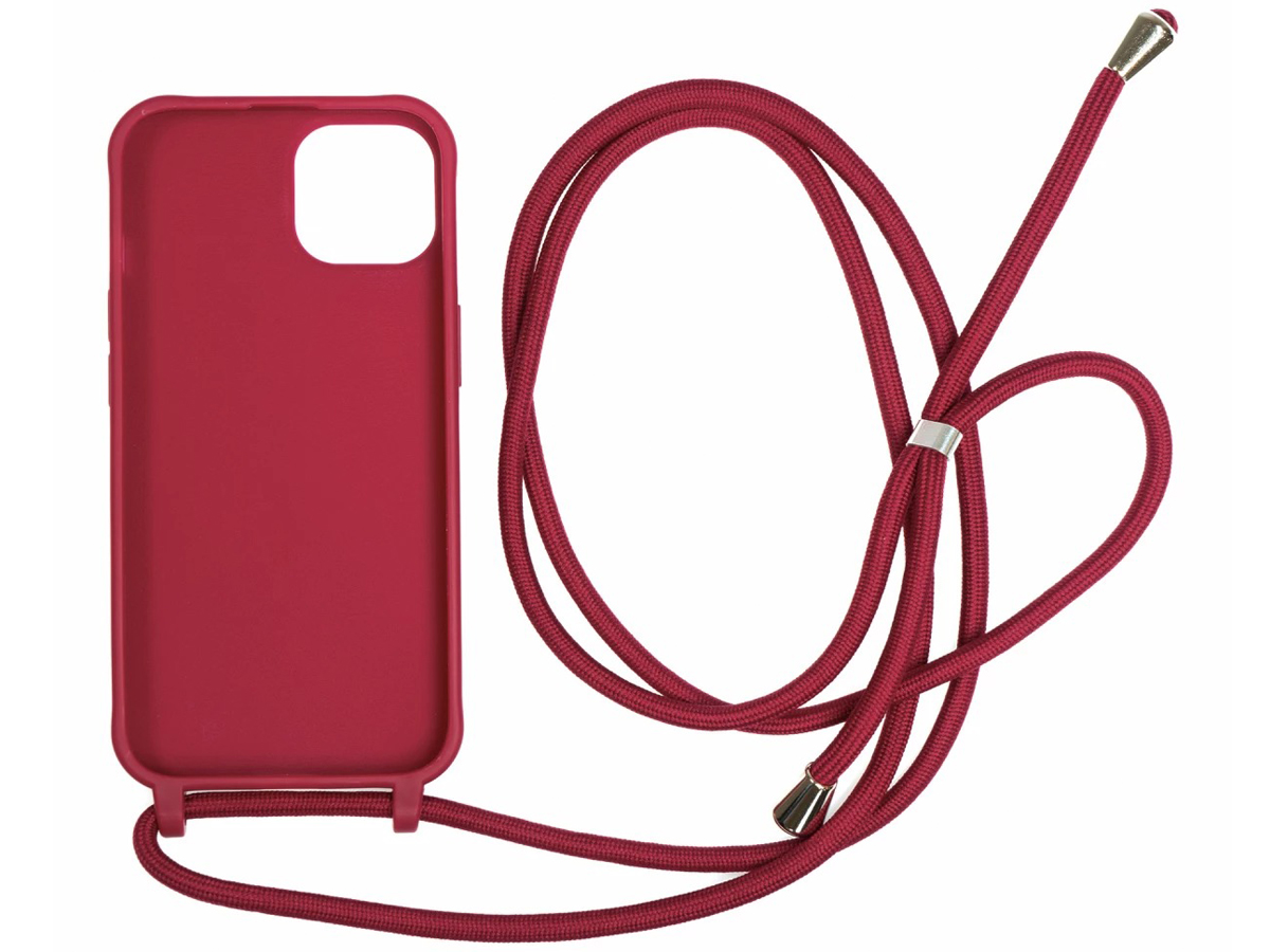 Etui Mobile Origin Lanyard do iPhone 14 Czerwone - Widok ogólny