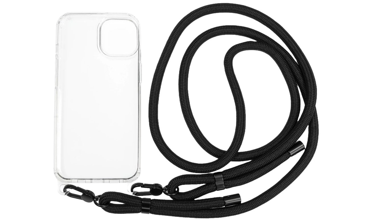 Etui Mobile Origin Lanyard do iPhone 14 Przezroczyste - Widok ogólny