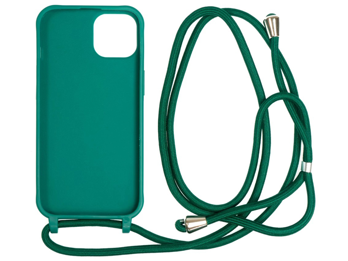 Etui Mobile Origin Lanyard do iPhone 14 Ciemnozielone - Widok ogólny