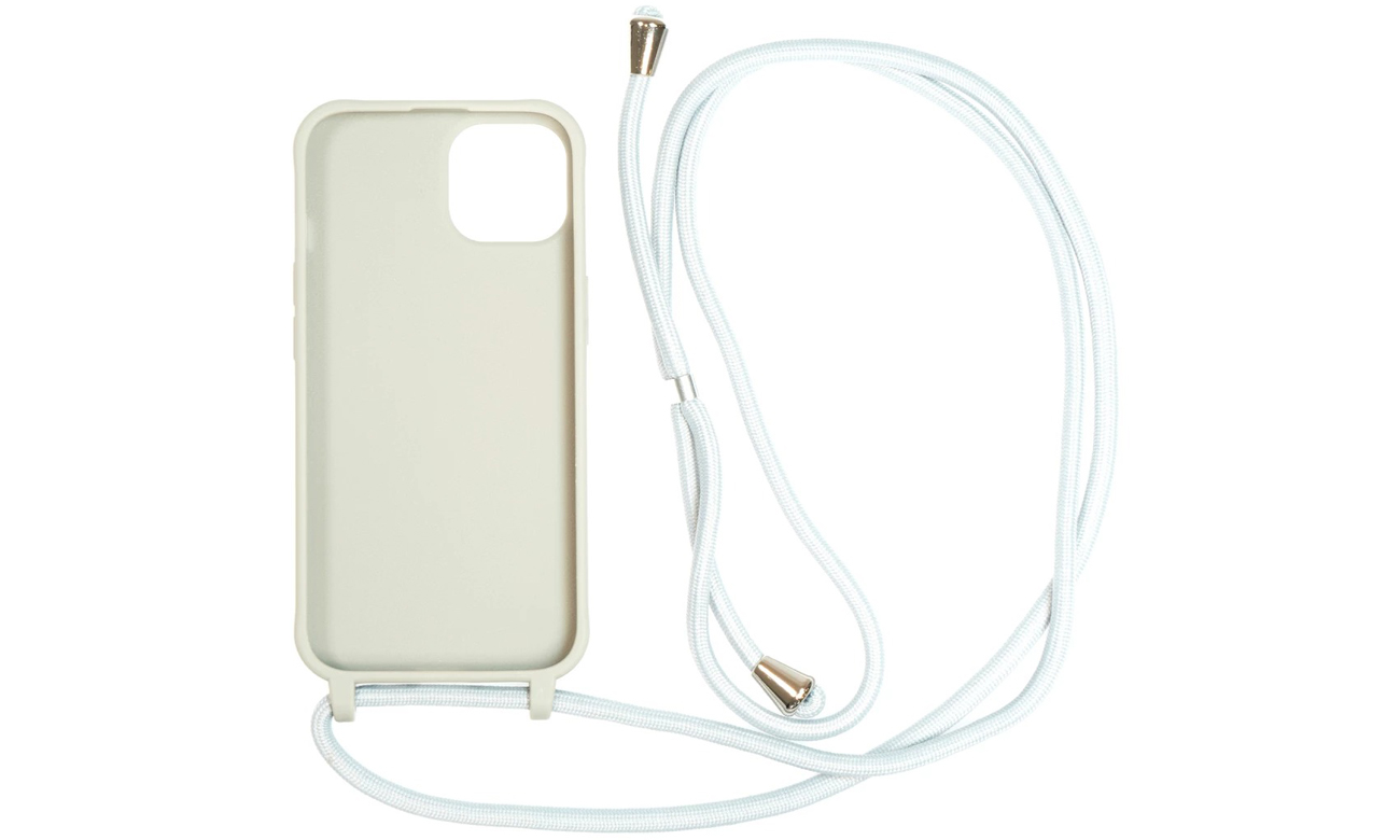 Etui Mobile Origin Lanyard do iPhone 14 Jasnoszare - Widok ogólny