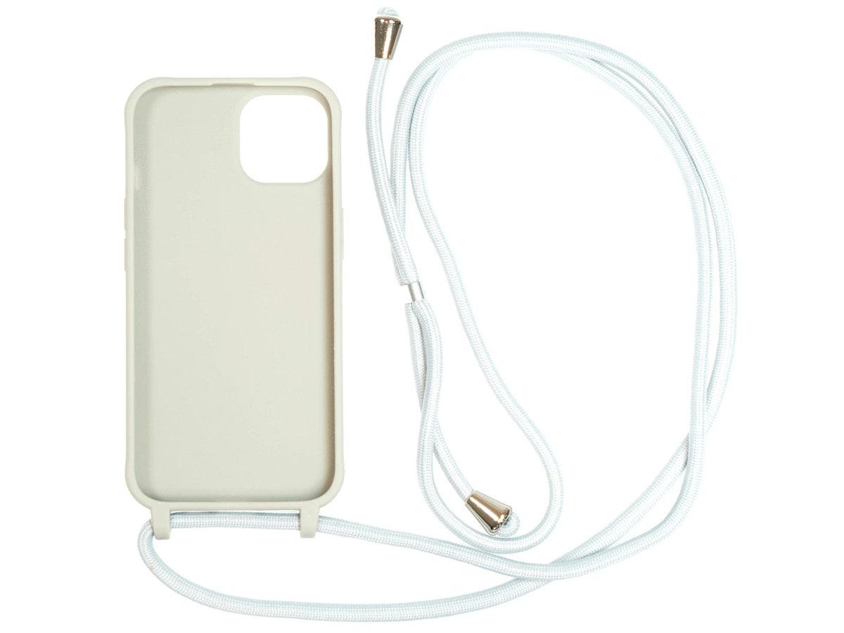 Etui Mobile Origin Lanyard do iPhone 14 Jasnoszare - Widok ogólny