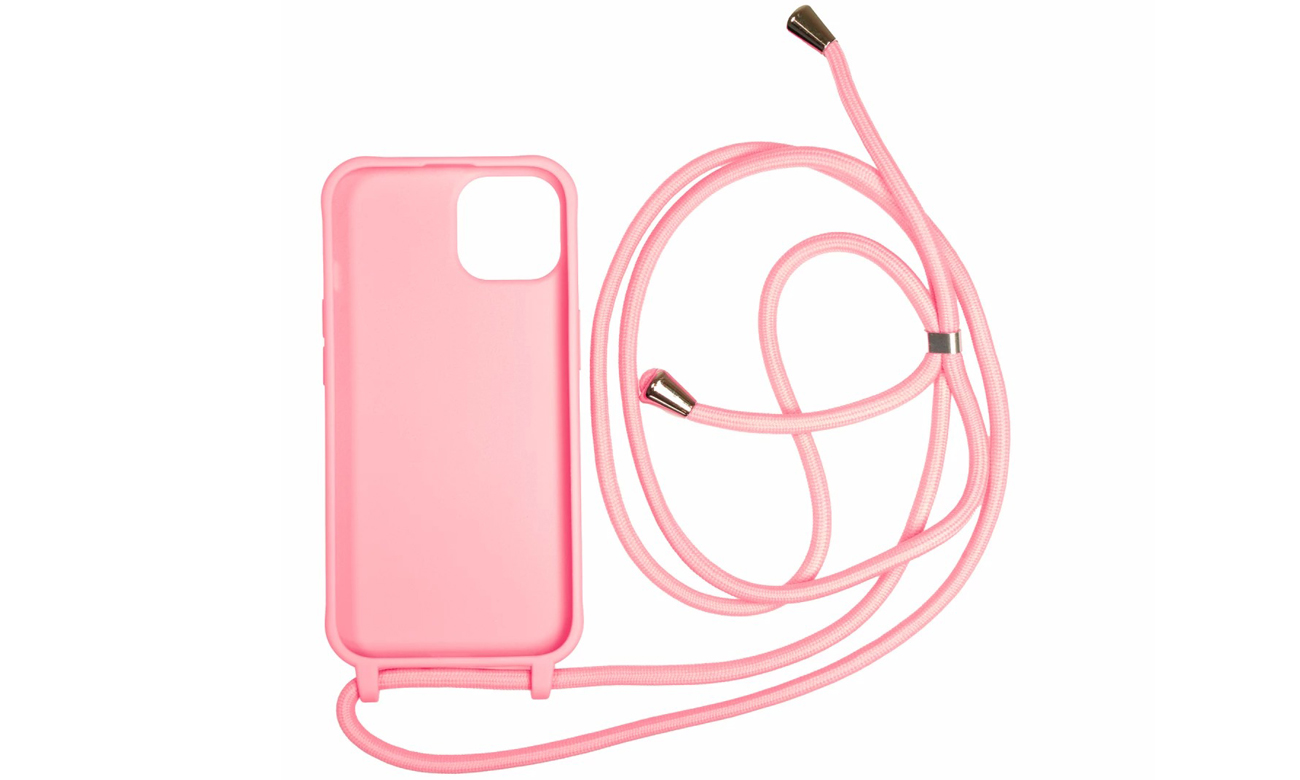Etui Mobile Origin Lanyard do iPhone 14 Różowe - Widok ogólny
