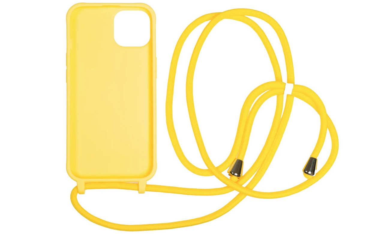 Etui Mobile Origin Lanyard do iPhone 14 Żółte - Widok ogólny