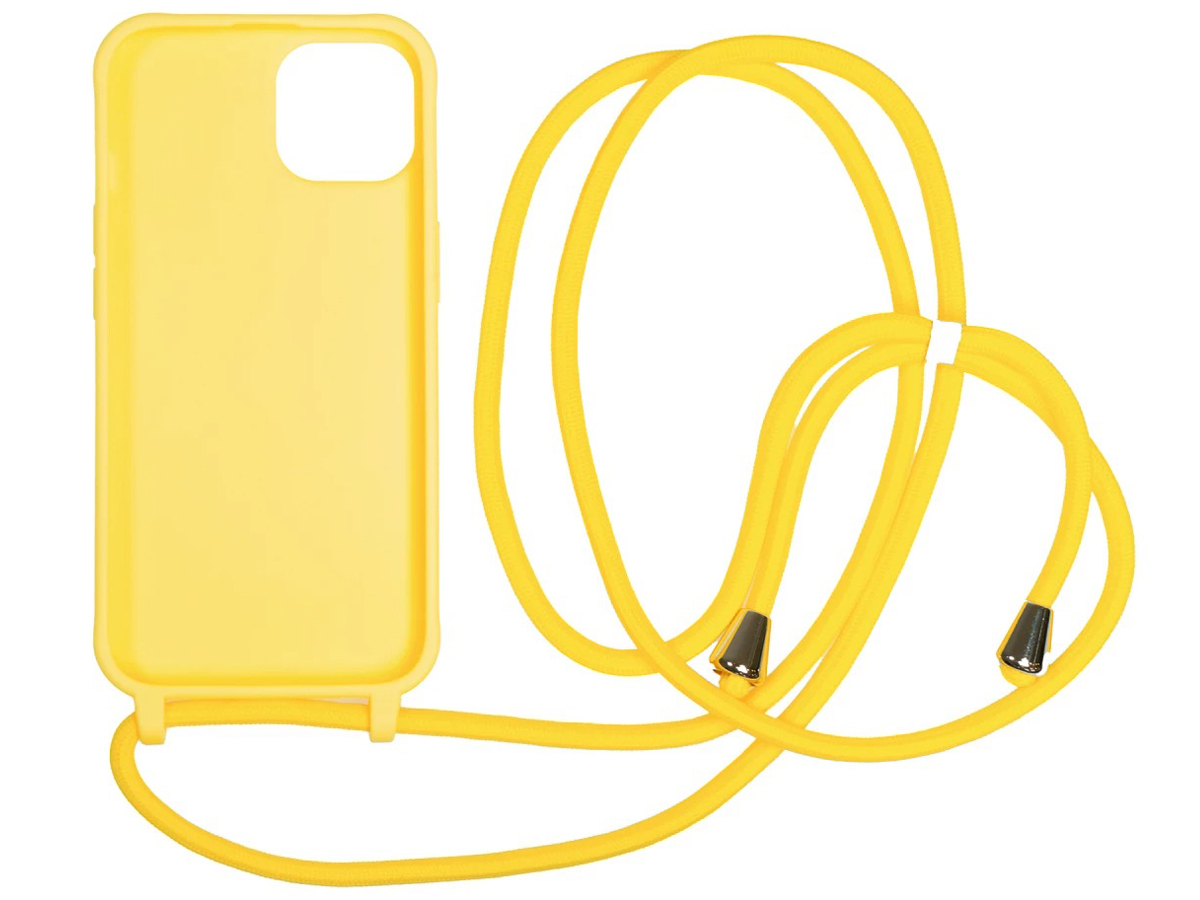 Etui Mobile Origin Lanyard do iPhone 14 Żółte - Widok ogólny