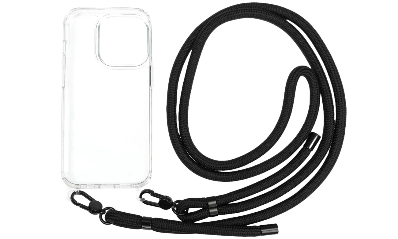 Etui Mobile Origin Lanyard do iPhone 15 Pro Przezroczyste - Widok ogólny