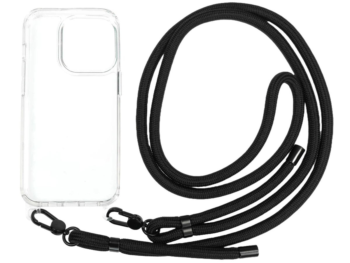 Etui Mobile Origin Lanyard do iPhone 15 Pro Przezroczyste - Widok ogólny