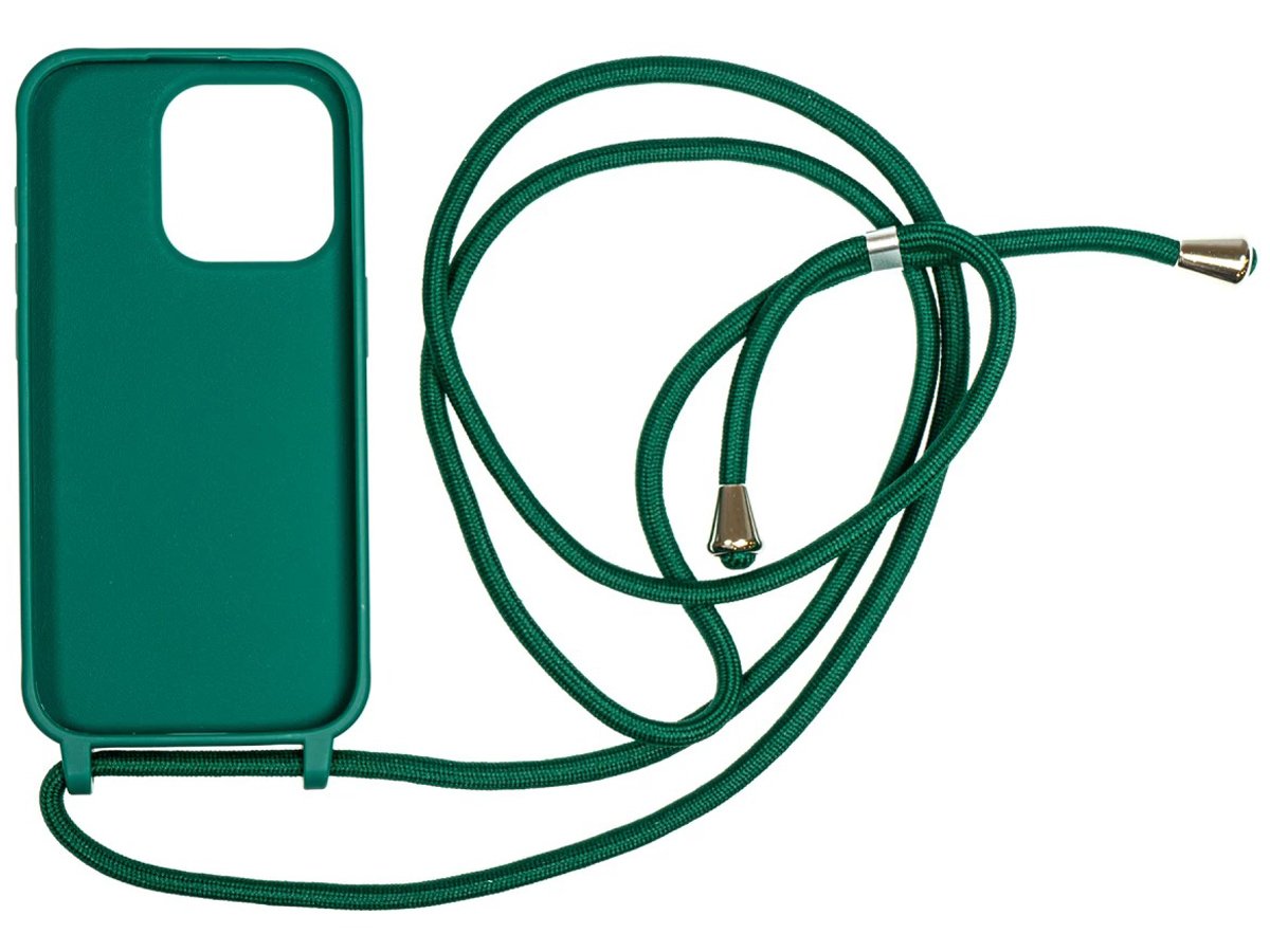 Etui Mobile Origin Lanyard do iPhone 15 Pro Ciemnozielone - Widok ogólny