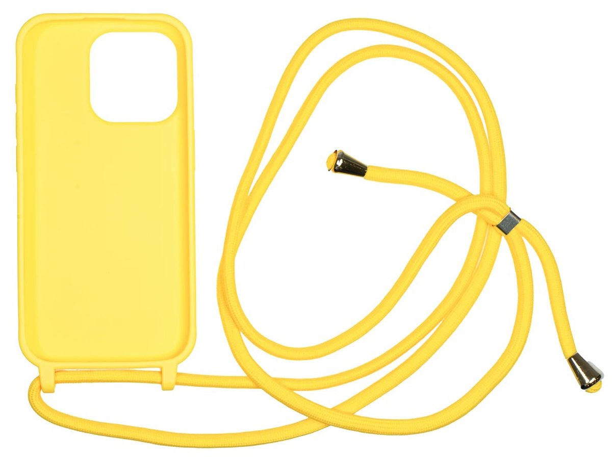 Etui Mobile Origin Lanyard do iPhone 15 Pro Żółte - Widok ogólny