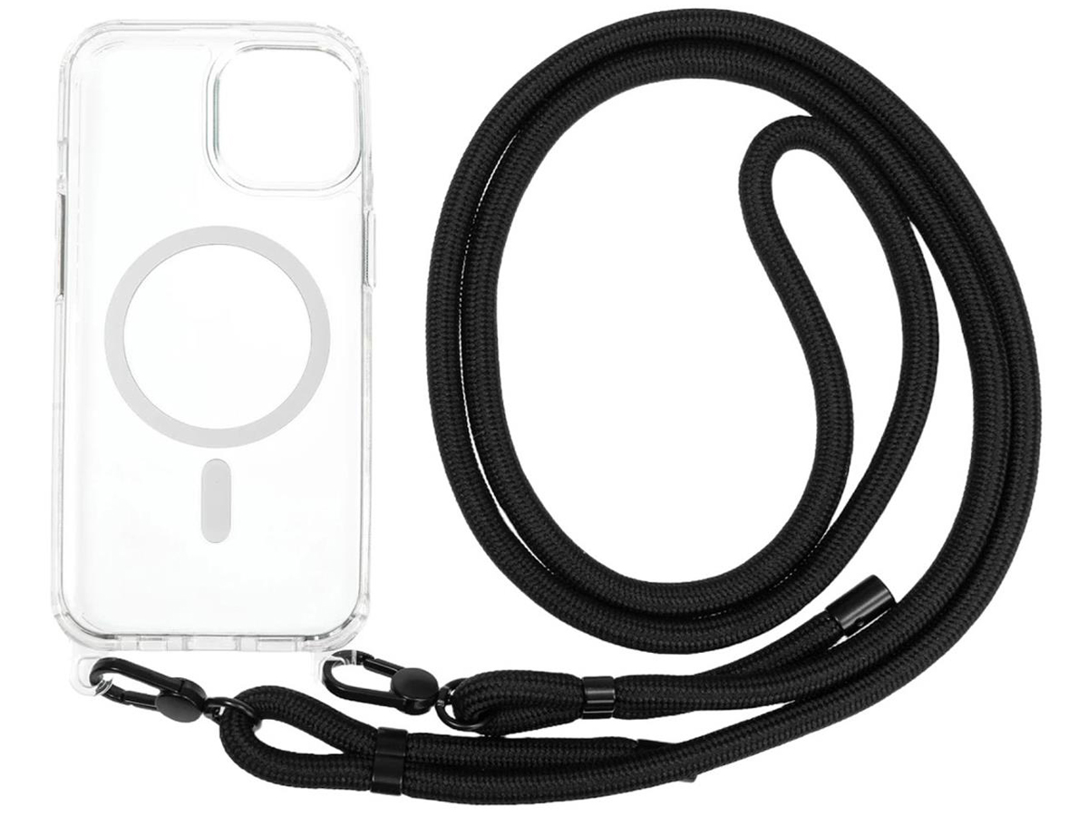 Etui Mobile Origin Lanyard Magsafe do iPhone 15 Przezroczyste - Widok ogólny