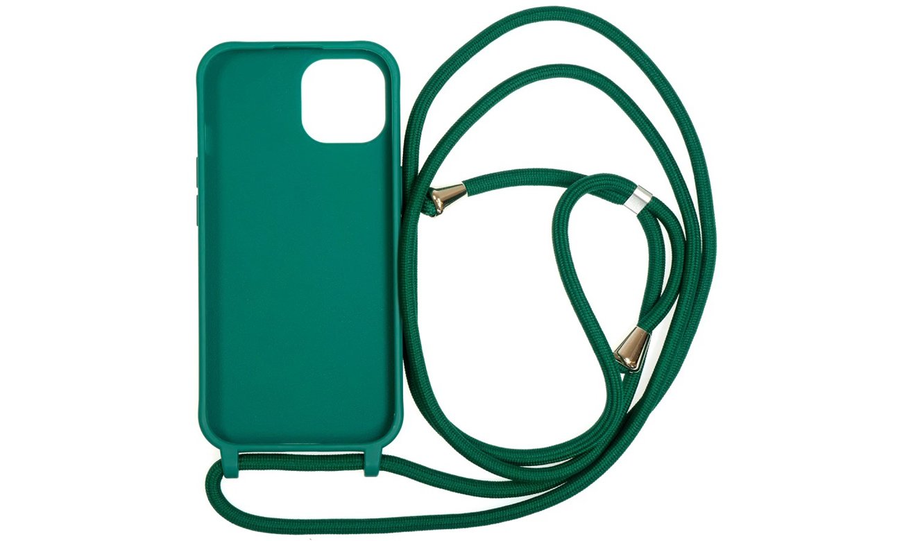 Etui Mobile Origin Lanyard do iPhone 15 Pro Ciemnozielone - Widok ogólny