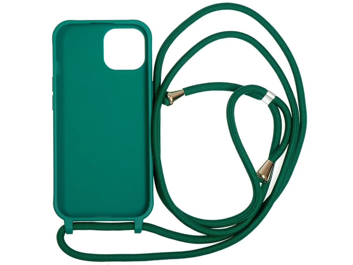 Etui Mobile Origin Lanyard do iPhone 15 Ciemnozielone - Widok ogólny