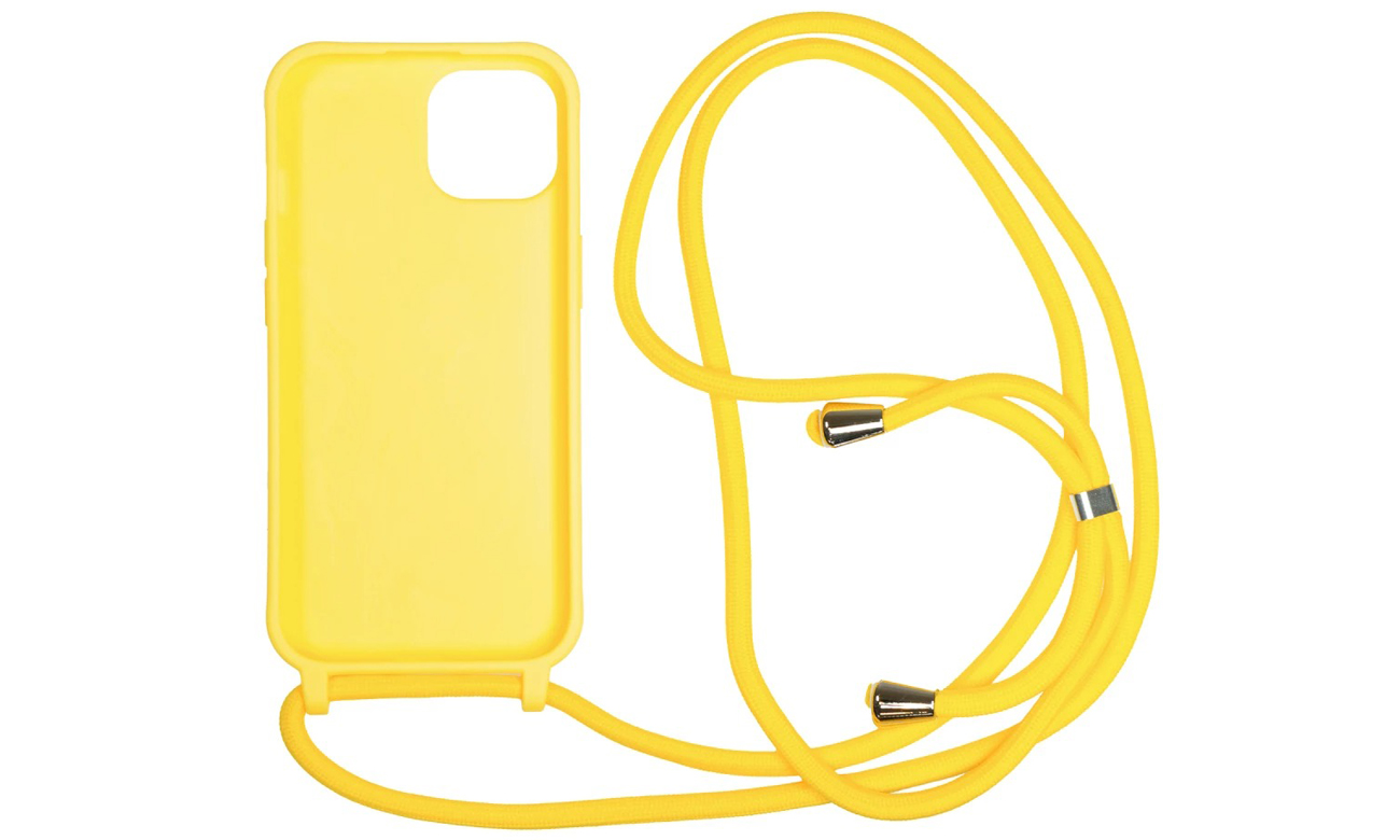 Etui Mobile Origin Lanyard do iPhone 15 Pro Żółte - Widok ogólny