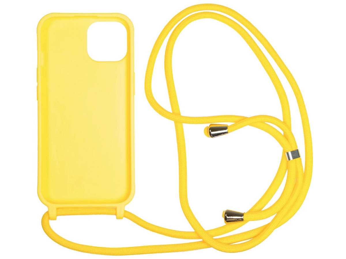 Etui Mobile Origin Lanyard do iPhone 15 Żółte - Widok ogólny