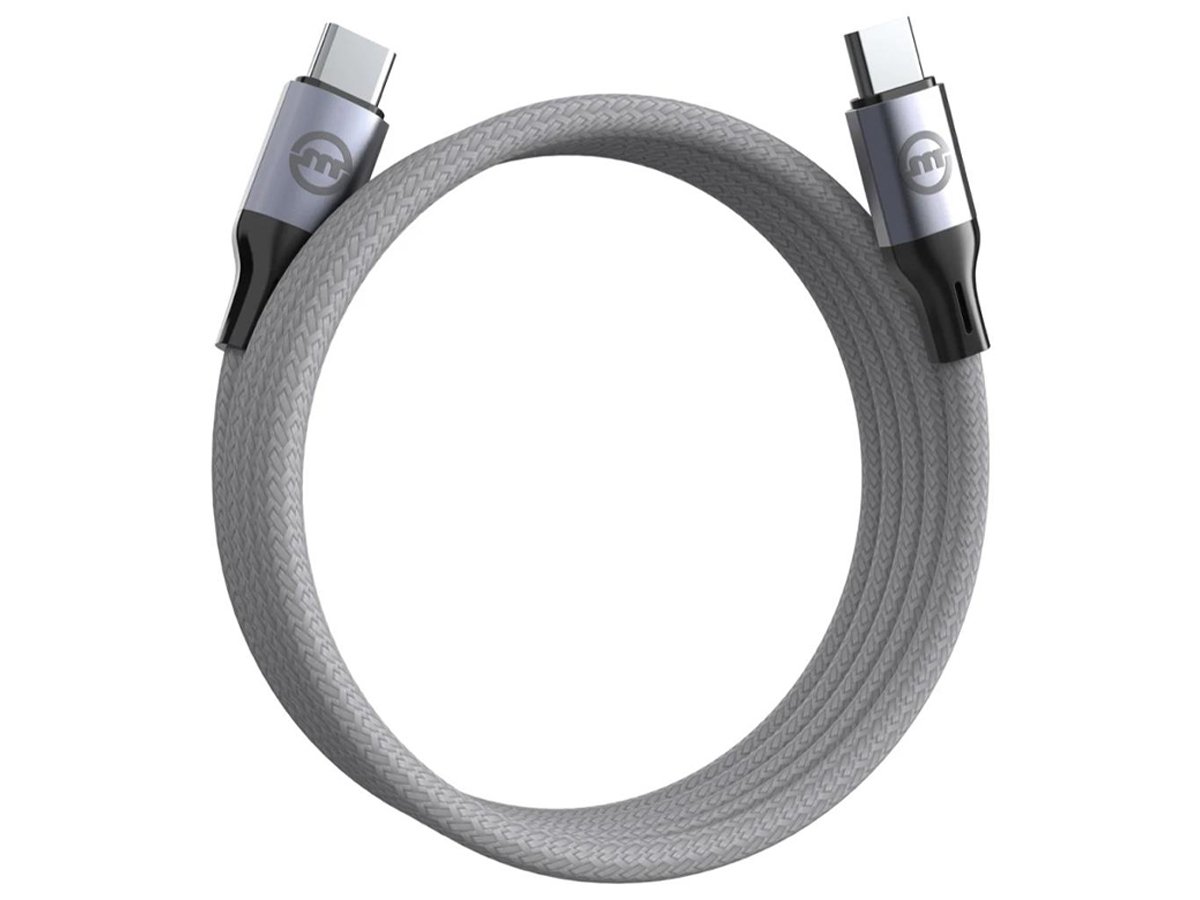 Magnetisches USB-C-zu-USB-C-Kabel 1 m Weiß