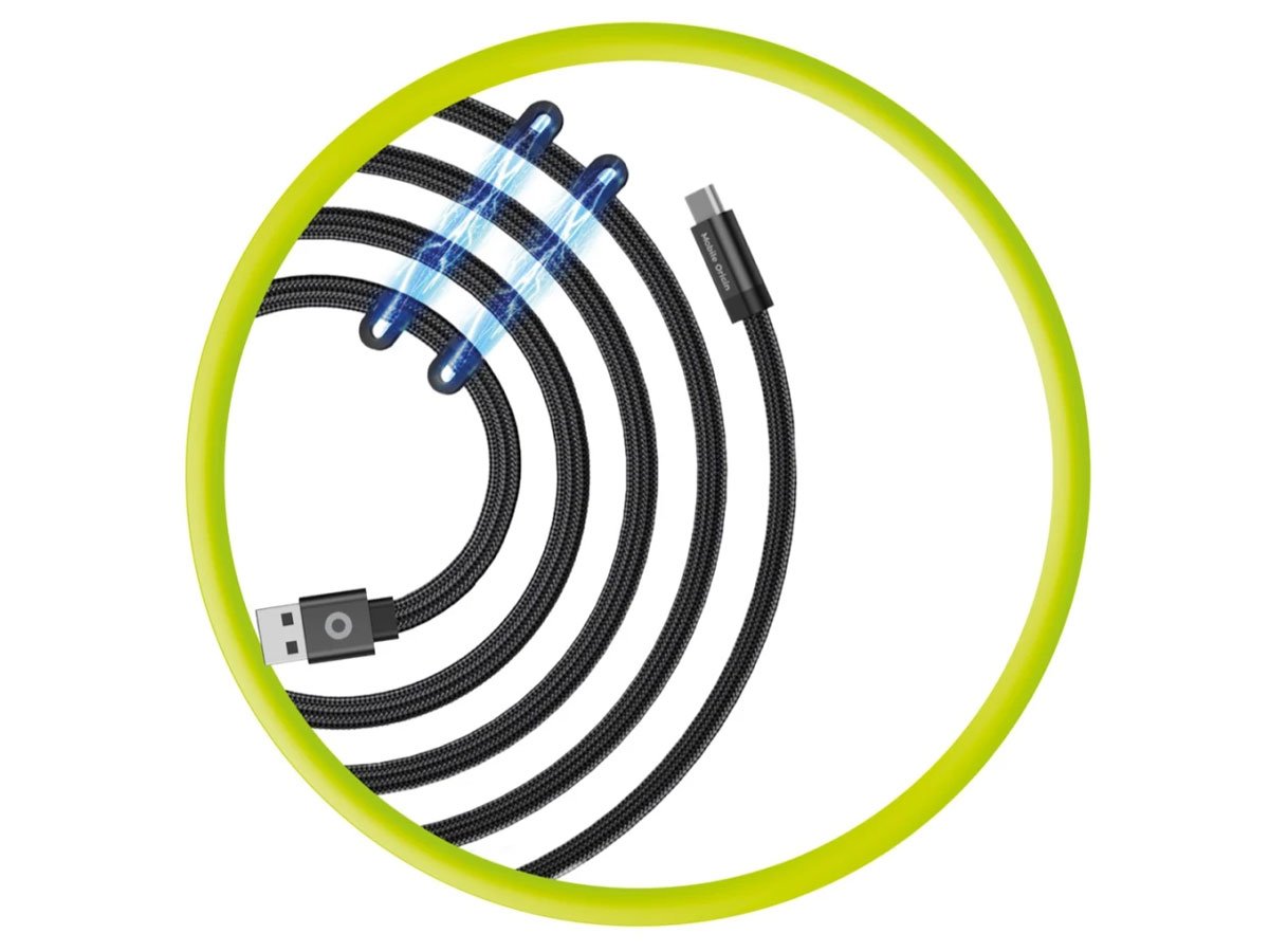 Kabel Mobile Origin Magnetic Patented USB-A to USB-C 1m - Magnetyczna organizacja i trwałość