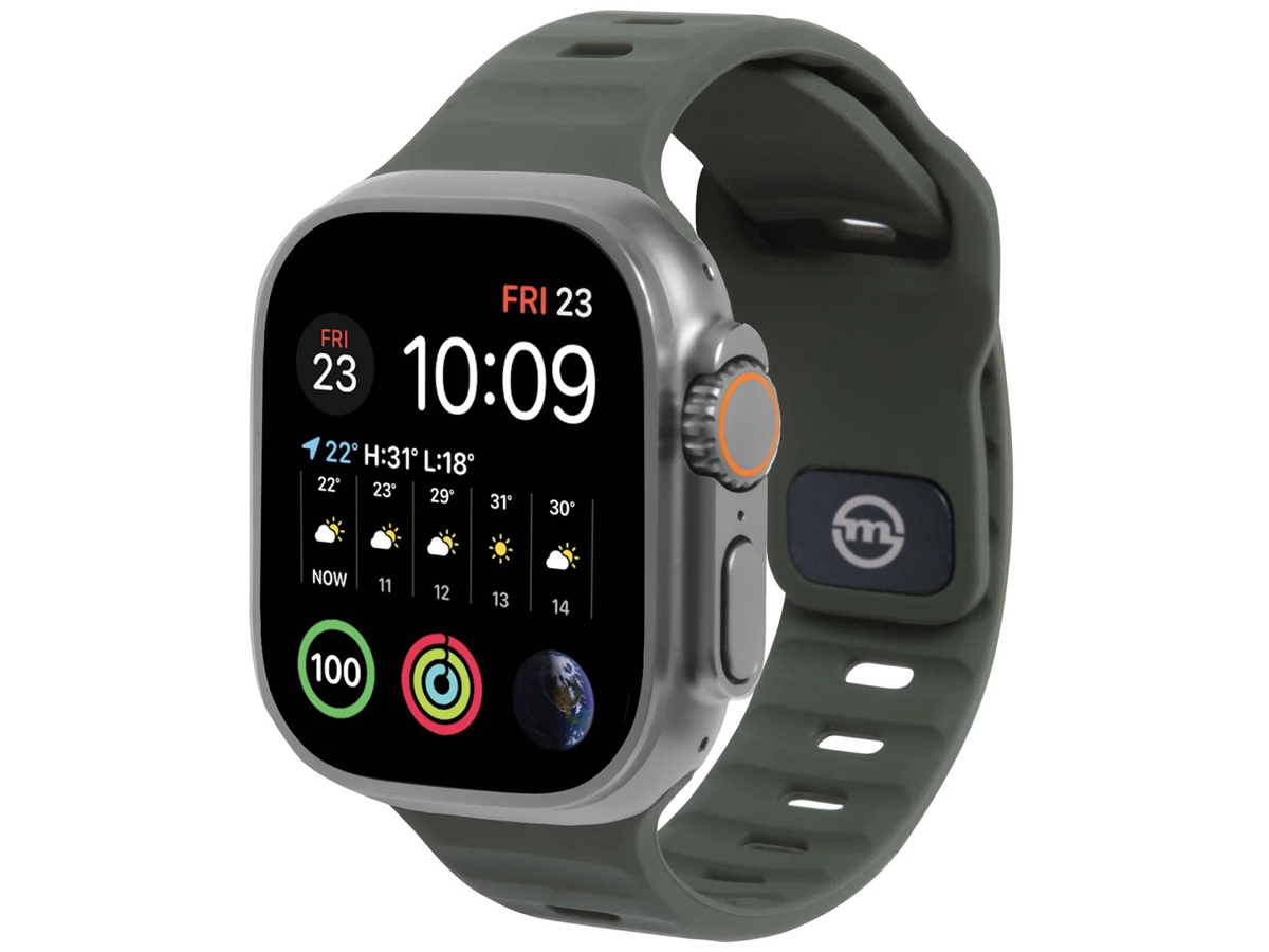 Pasek Mobile Origin Strap do Apple Watch 49/45/44/42mm Oliwkowy - Widok ogólny