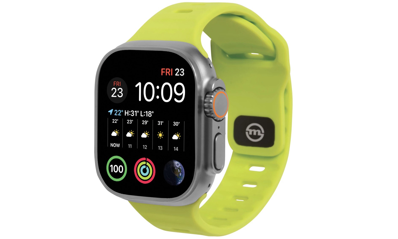 Pasek Mobile Origin Strap do Apple Watch 49/45/44/42mm Jasnozielony - Widok ogólny