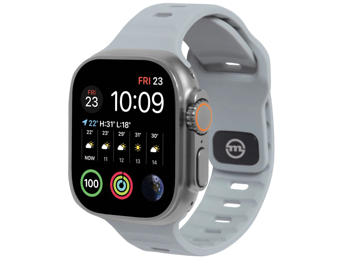 Pasek Mobile Origin Strap do Apple Watch 49/45/44/42mm Jasnoszary - Widok ogólny