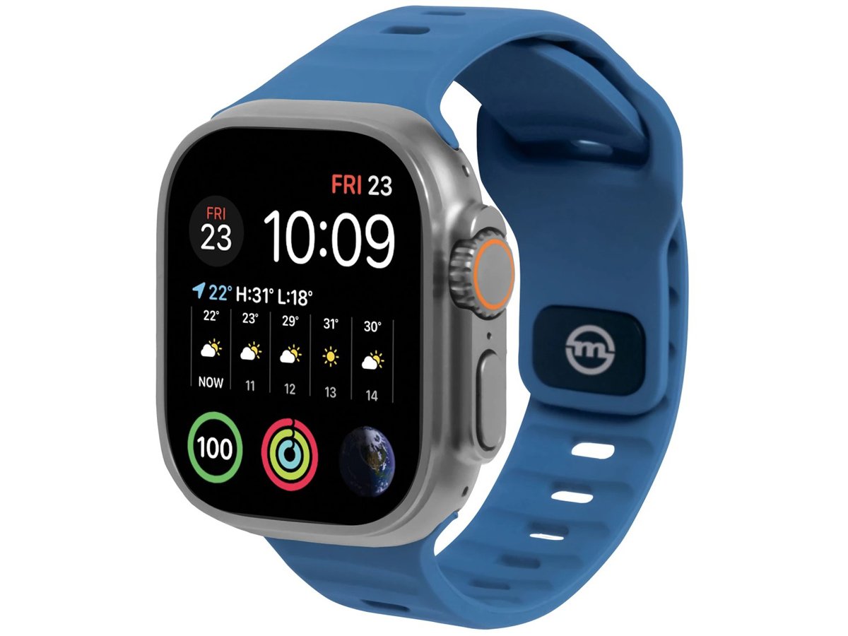 Pasek Mobile Origin Strap do Apple Watch 49/45/44/42mm Niebieski - Widok ogólny
