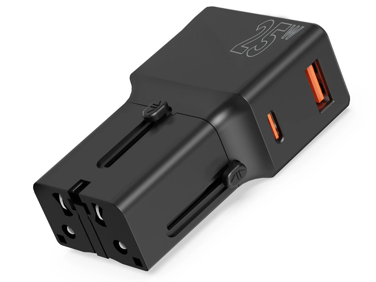 Ładowarka Mobile Origin Travel adapter 25W EU/US/UK/AU black