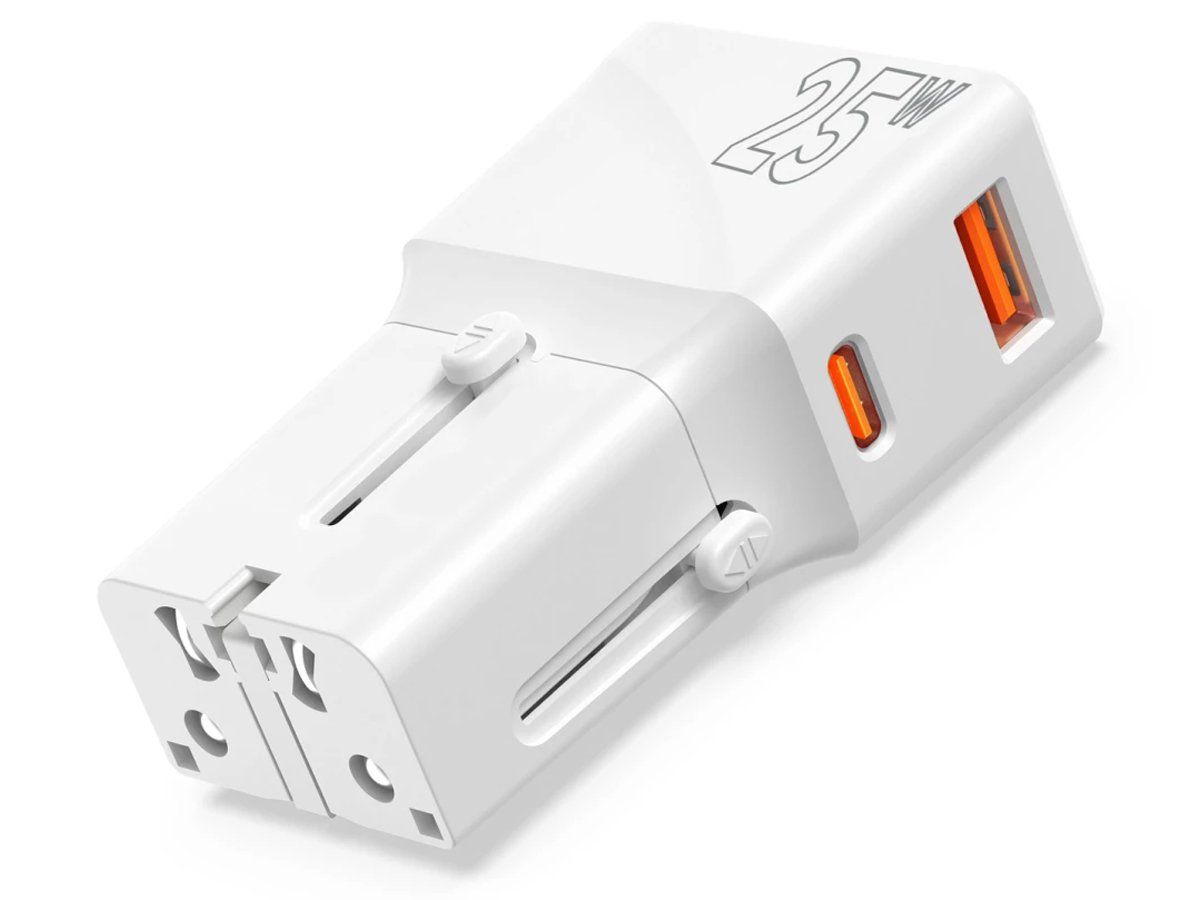 Ładowarka Mobile Origin Travel adapter 25W EU/US/UK/AU black