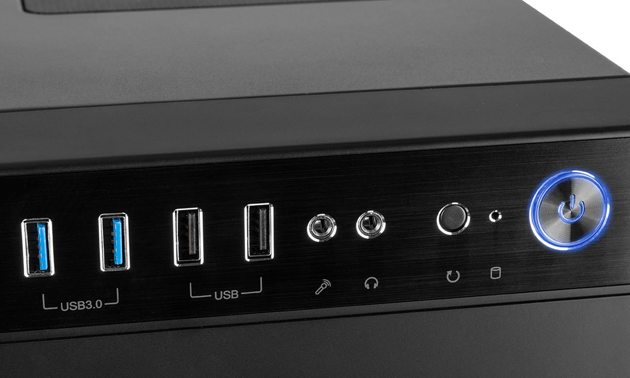 MODECOM OBERON PRO czarna Panel USB, audio
