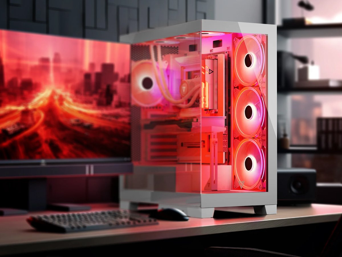 PC-Gehäuse MODECOM VOLCANO SPACE MIDI NF Weiß