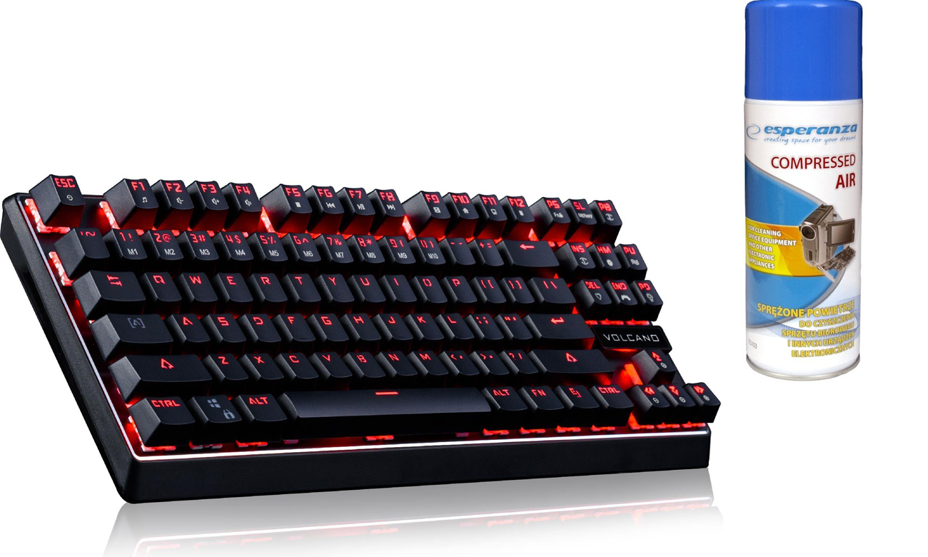 Klawiatura + Sprężone powietrze