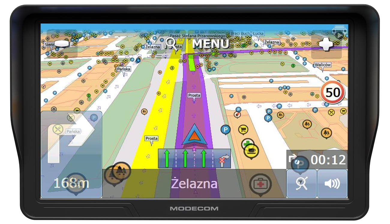 MODECOM FreeWAY CX 9.3 widok z przodu