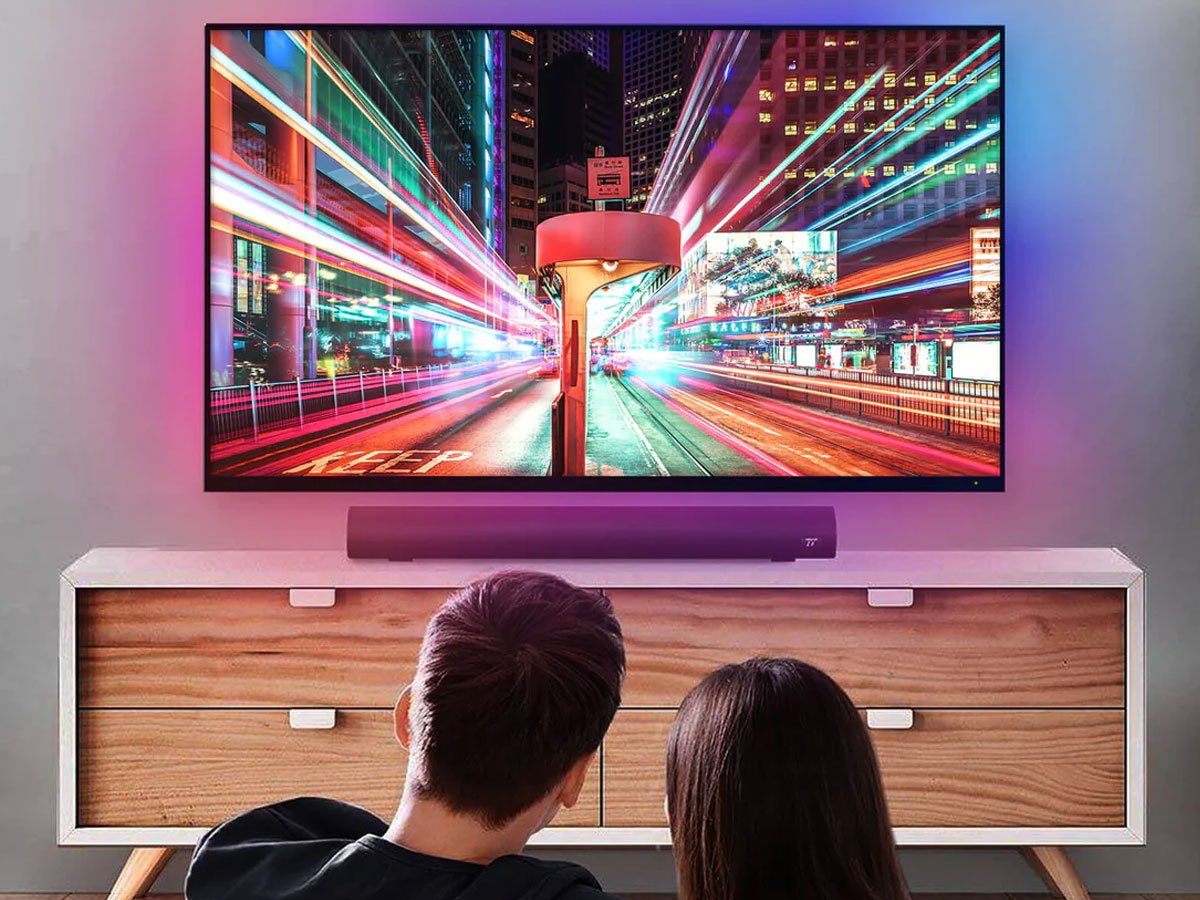 Taśma LED RGBIC Ambient Moes WLS-CL-TV55 do TV 55-65'' - Grafika