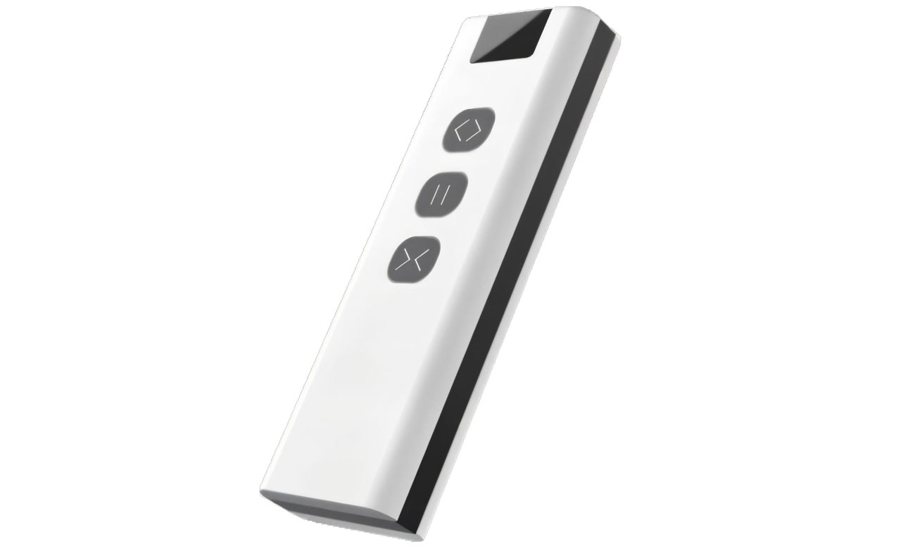 Pilot do sterowania roletami 1CH RF433 MHz Moes YK2169 RF - Widok od przodu pod kątem