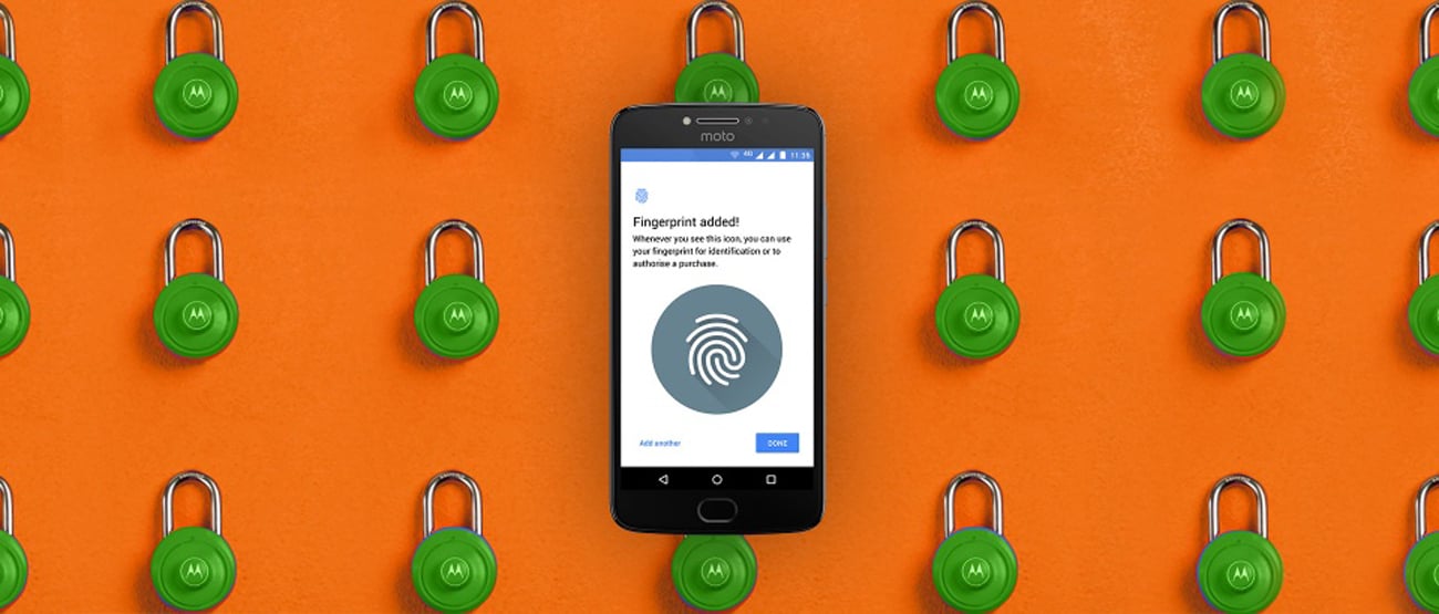 Motorola Moto E4 Plus czytnik linii papilarnych