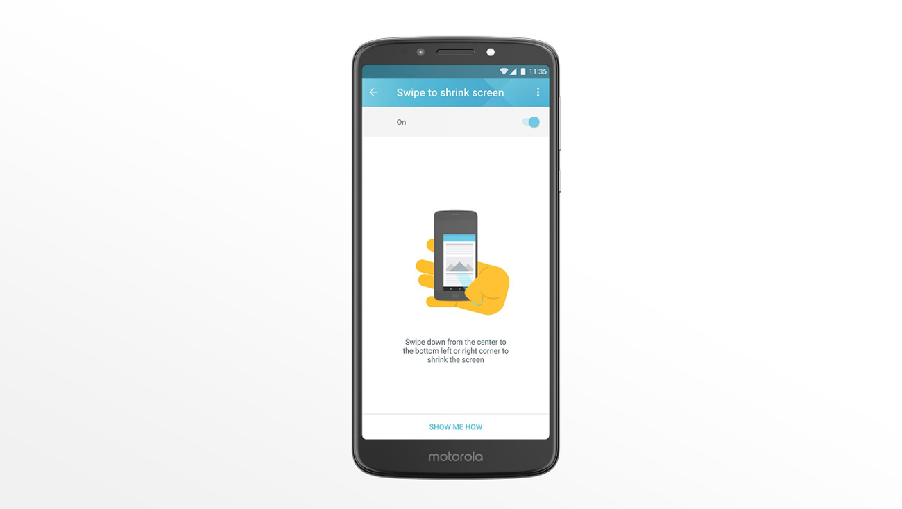 Motorola Moto E5 Plus intuicyjne gesty
