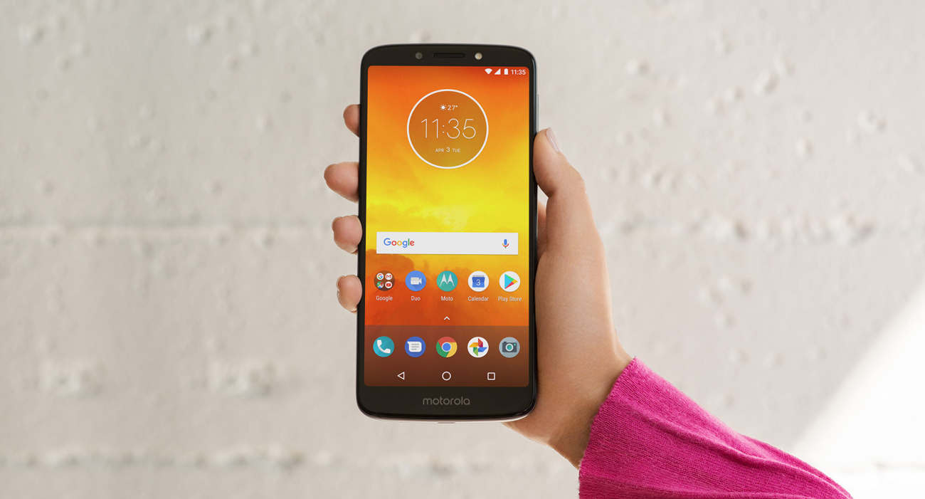 Motorola Moto E5 intuicyjne gesty