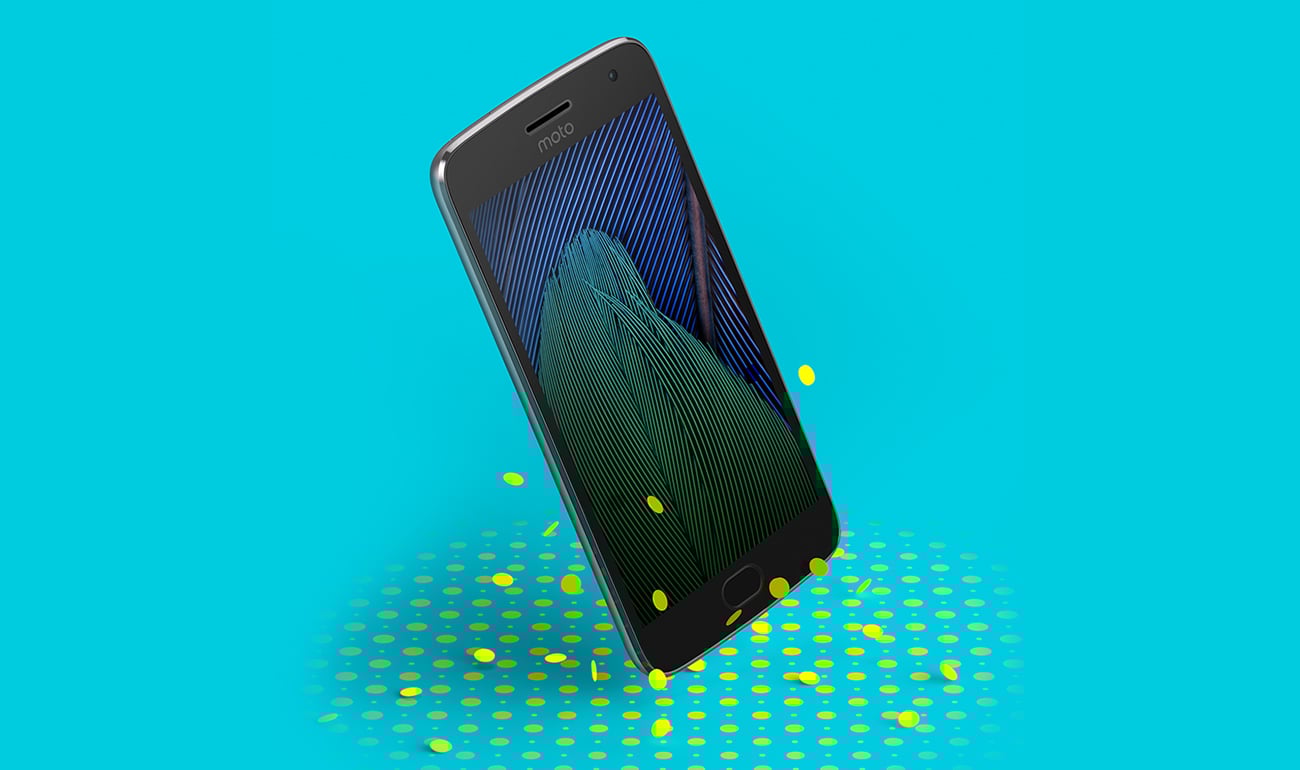 szary Motorola Moto G5 odporność na wilgoć i zachlapanie