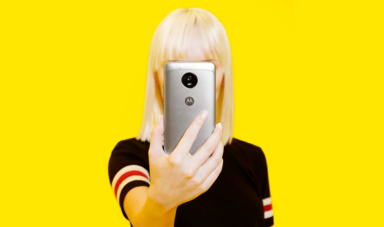 szary Motorola Moto G5 aparat 13mpix z autofocusem PDAF