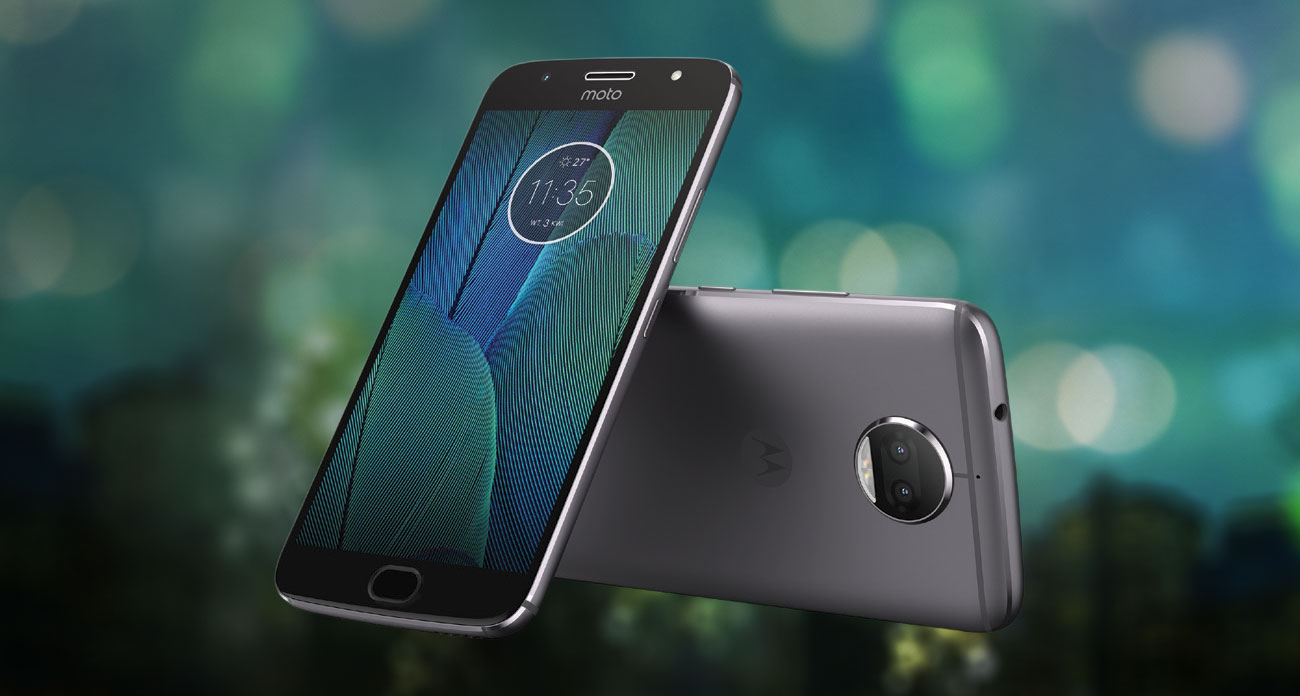 szary Motorola Moto G5S Plus metalowa obudowa