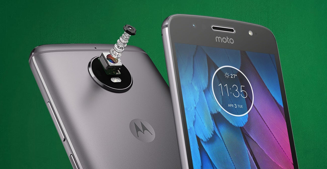 szary motorola Moto G5S aparat 16mpix z autofocusem PDAF