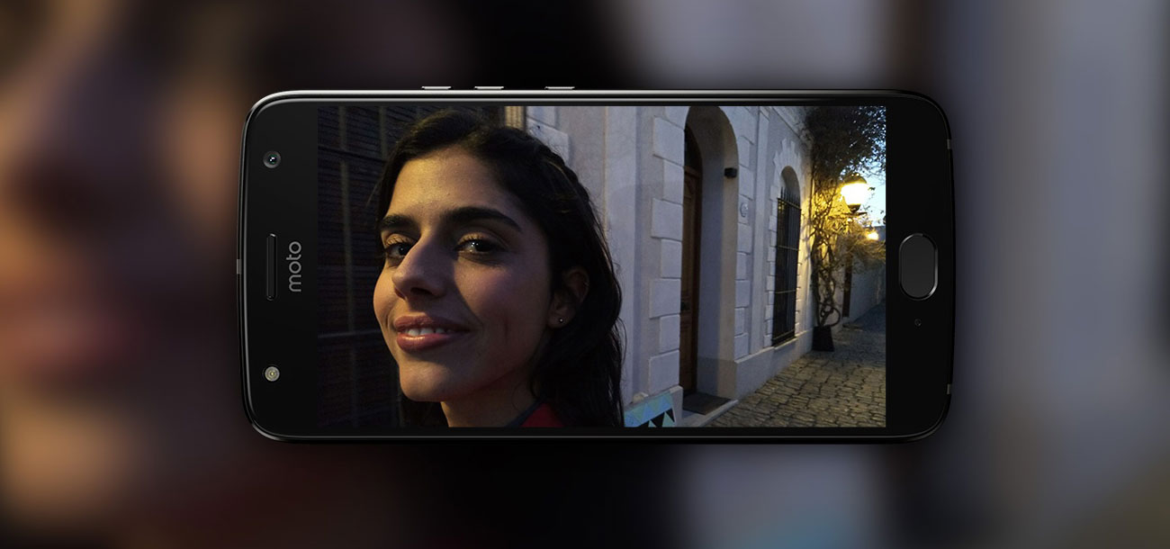 szary motorola Moto G5S Plus panoramiczna kamera selfie