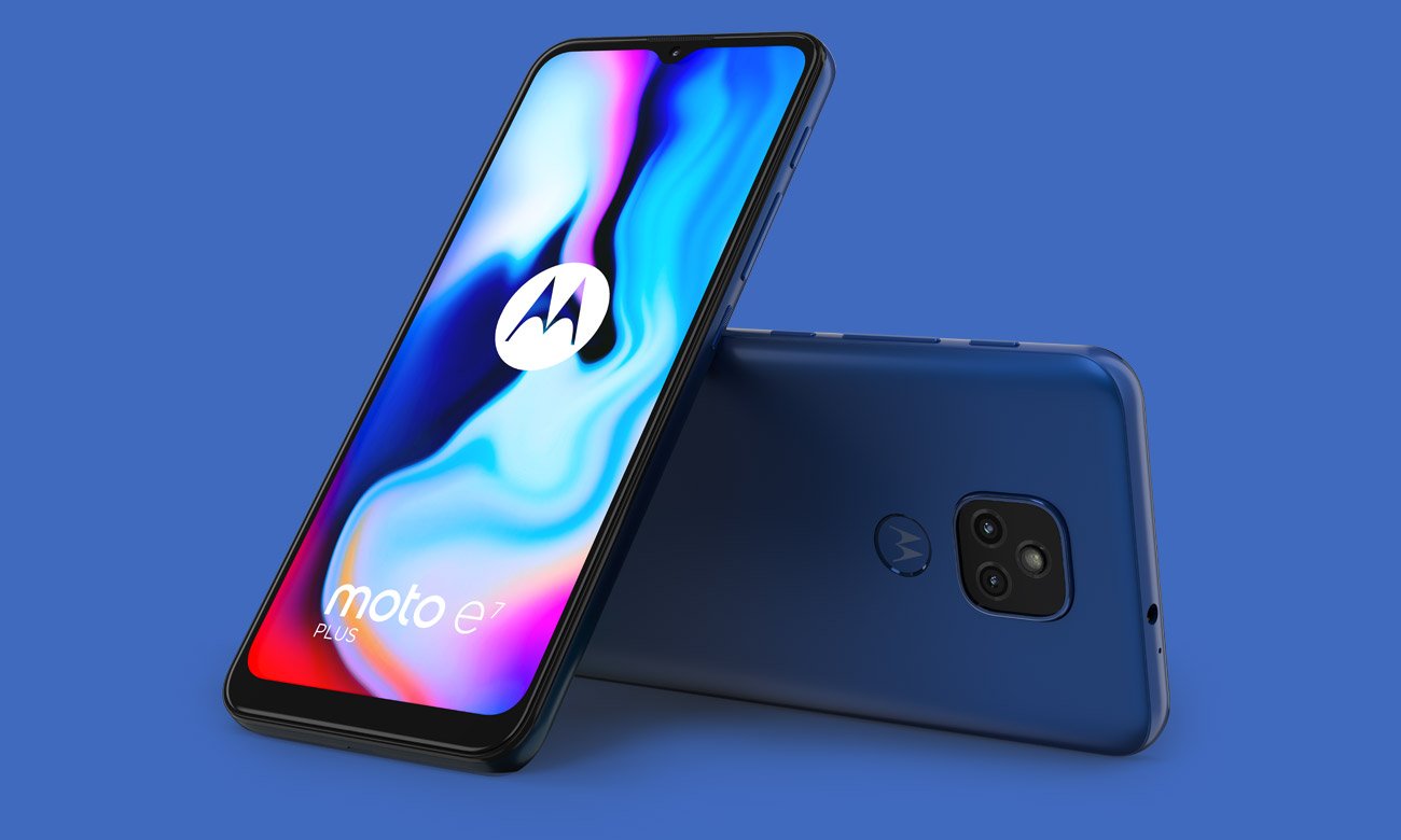 Motorola Moto E7 Plus Misty Blue