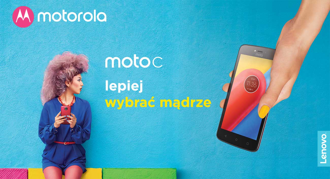 Motorola Moto C obudowa w trzech kolorach