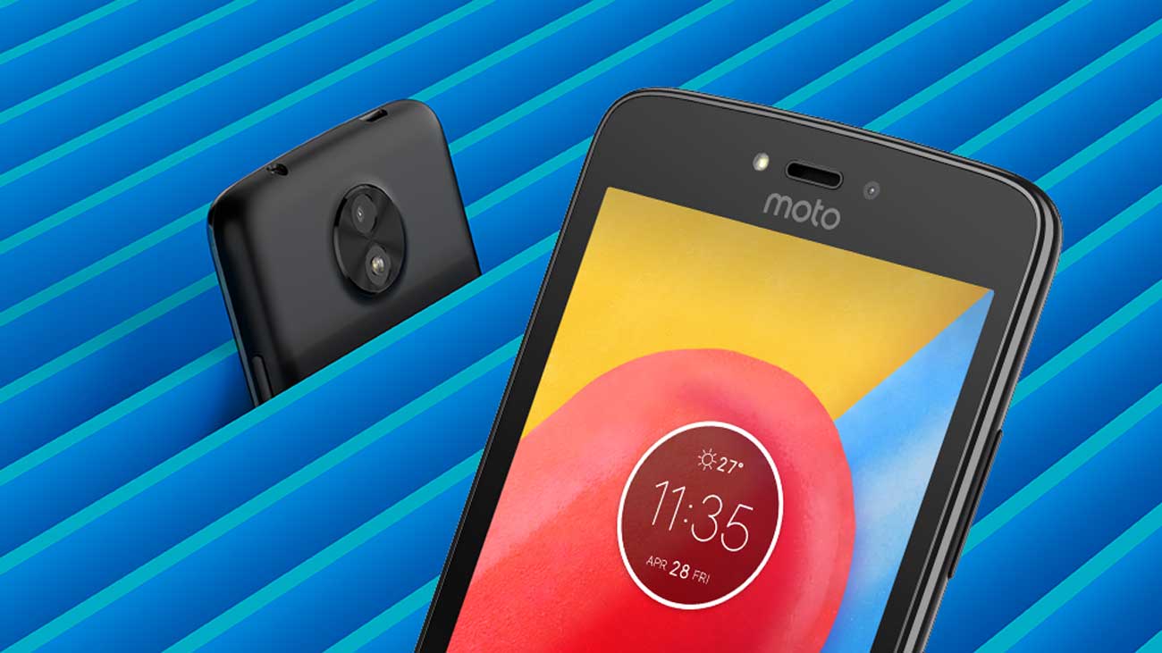 Motorola Moto C aparat 5 mpix dwie lampy błyskowe