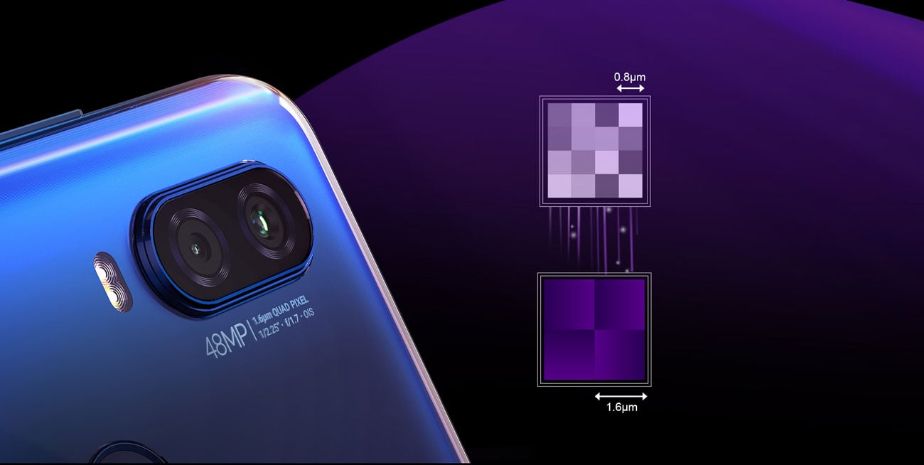 Motorola One Vision aparat 48 mpix quad pixel
