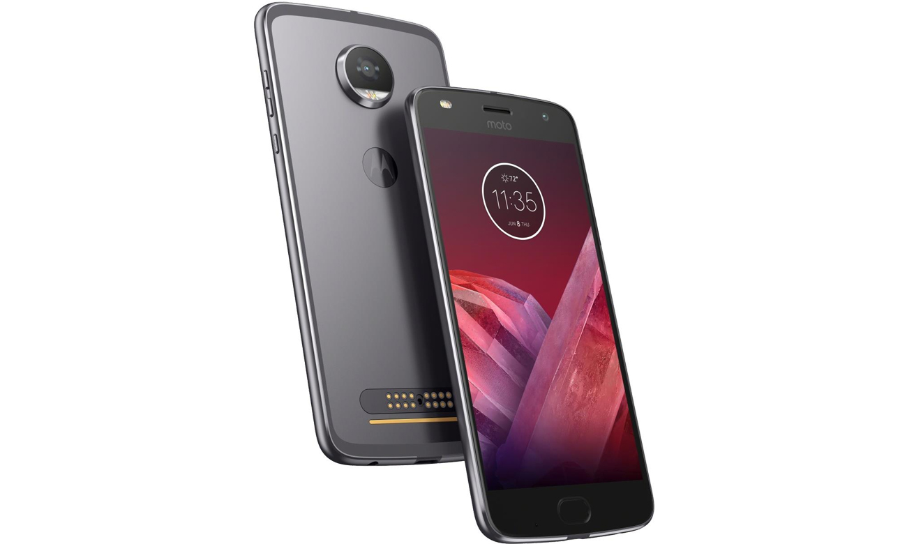 Szary Motorola Moto Z2 Play metalowa obudowa